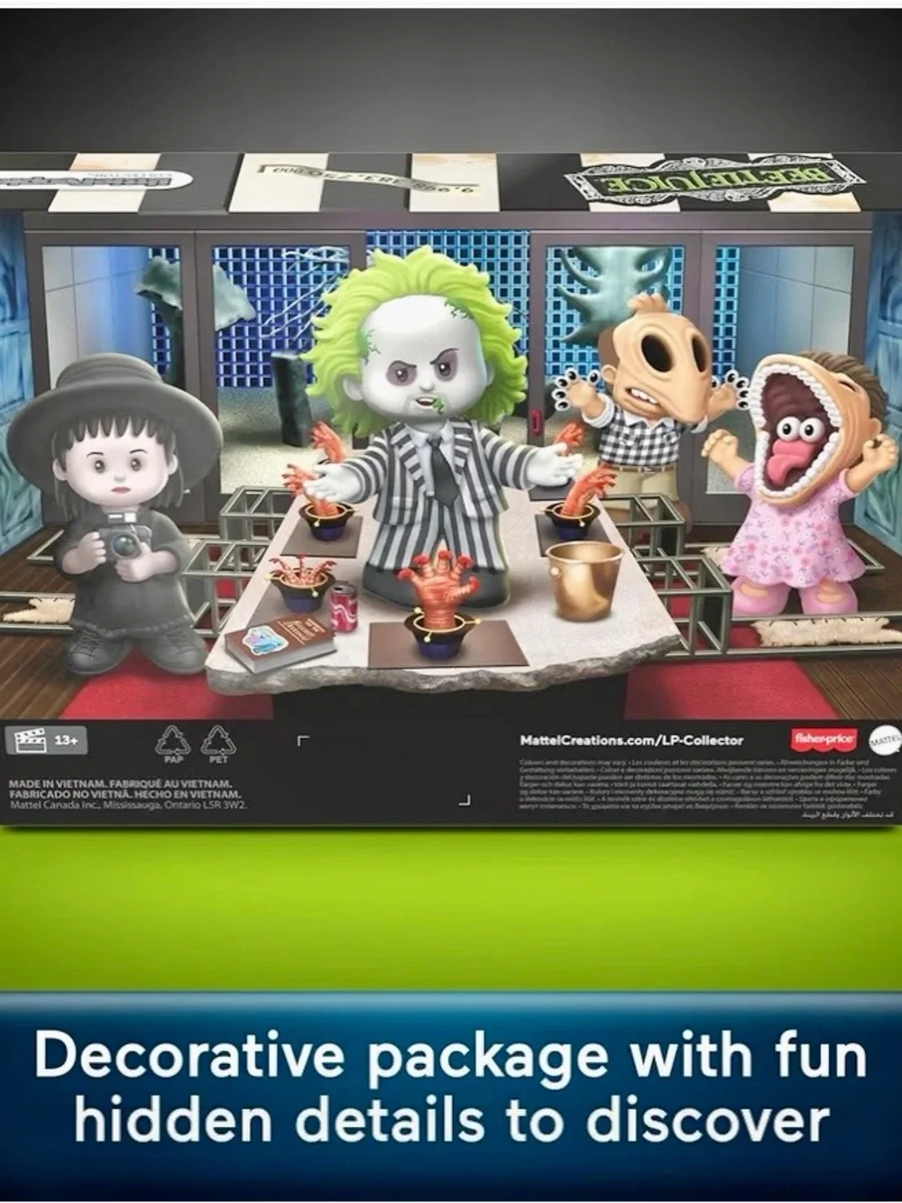 Fisher-Price Little People Beetlejuice Figurine Set-Sealed